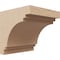 Ekena Millwork 4"W x 4"D x 4"H Wide Pescadero Rough Cedar Woodgrain TimberThane Corbel, Primed Tan CORUR04X04X04PECRCPR - alternate 1